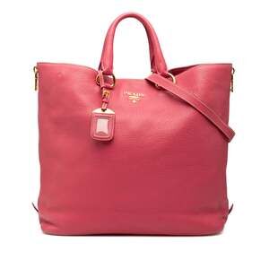 Prada Side Zip Convertible Tote Vitello #245337P85B